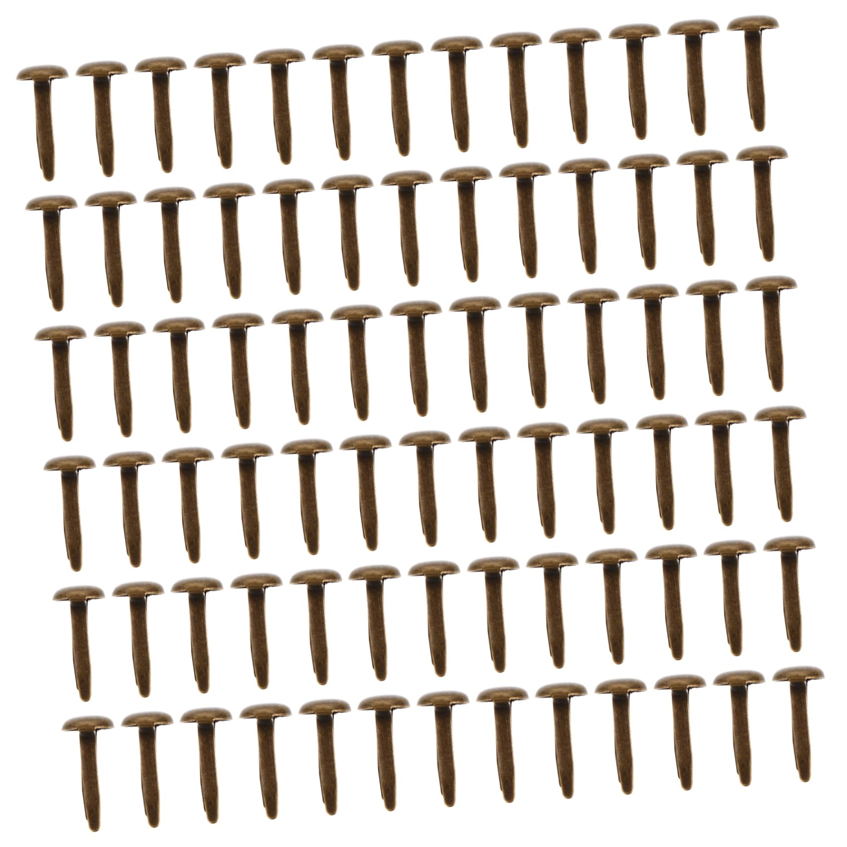 Homoyoyo Mini Paper Fastener 200pcs Two-Legged Nails Claw Nails Boys and Girls Handmade Brads