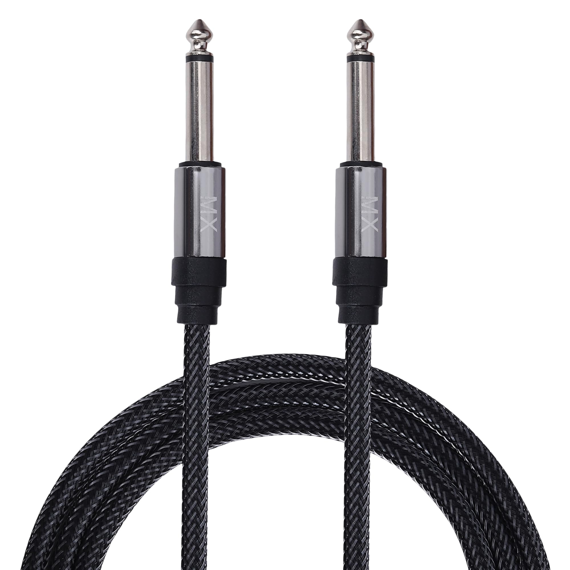 MX 6.35 mm P‑38 Mono Male‑to‑Male Instrument Cable – 5 m, High‑Clarity Guitar/Instrument Lead with Molded Strain Relief-image-40
