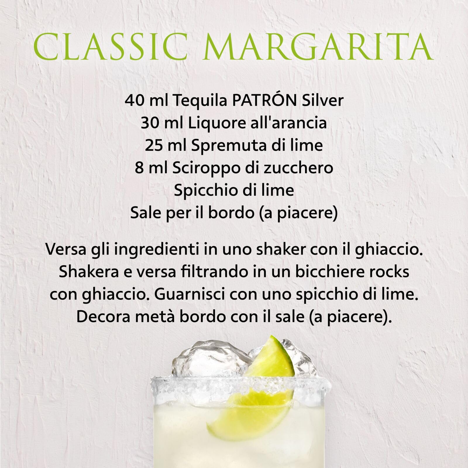 PATRÓN Silver Premium Tequila, Vol. 40%, 70 cl / 700 ml, creata in Messico con metodi artigianali in piccoli lotti a partire dal 100% della migliore agave Weber Blue