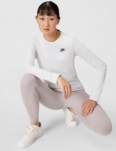 Miniatura 4 de Nike Sportswear Club - Camiseta de manga larga para mujer