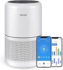 LEVOIT Smart Air Purifier for Home Bedroom, H13 HEPA Air Filter with Real Time Air Quality Sensor, Removes 99.97% Pollen Allergies Dust Odours, Alexa Enabled Air Cleaner with Quiet Auto Mode, Core300S
