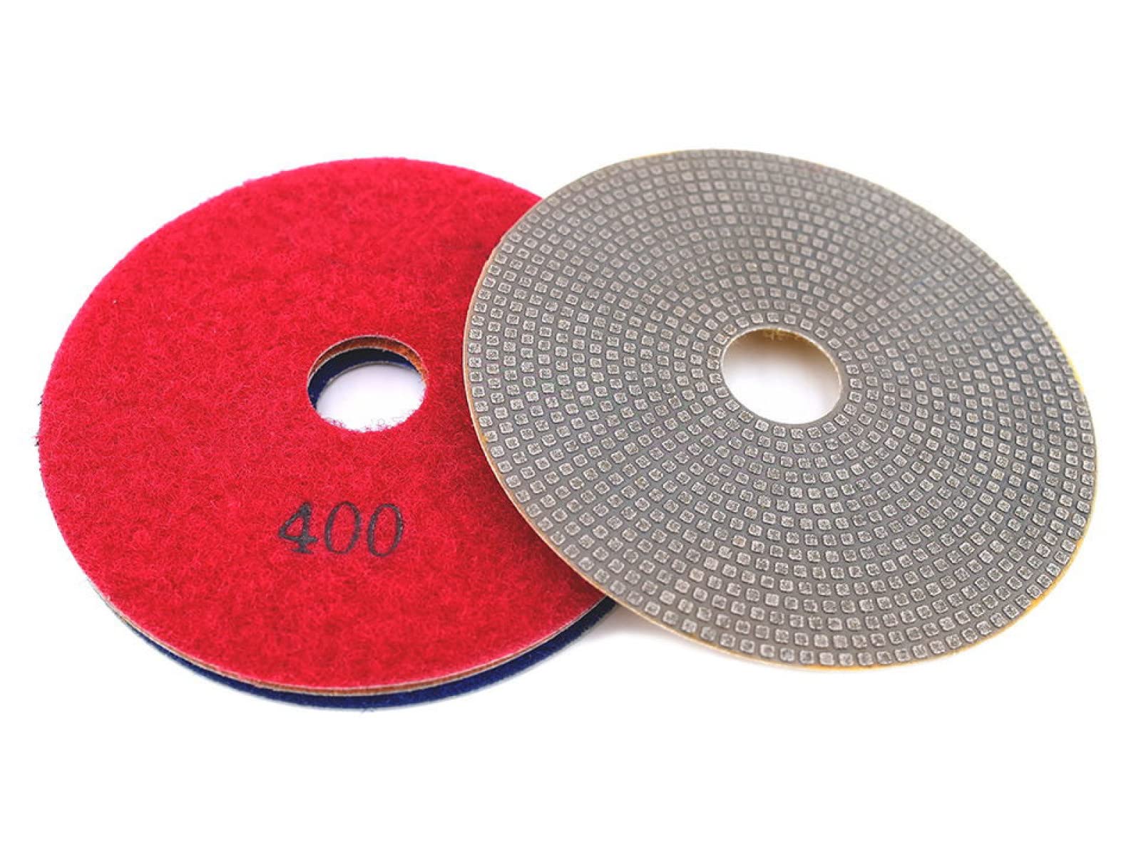 Almohadilla De Pulido Electrochapada De Diamante De 4 Pulgadas En Seco/húmedo, Disco De Lijado De Metal De 100mm, Eliminación Rápida, Azulejo De Vidrio, Granito, Mármol, 4 Uds.,grano 400