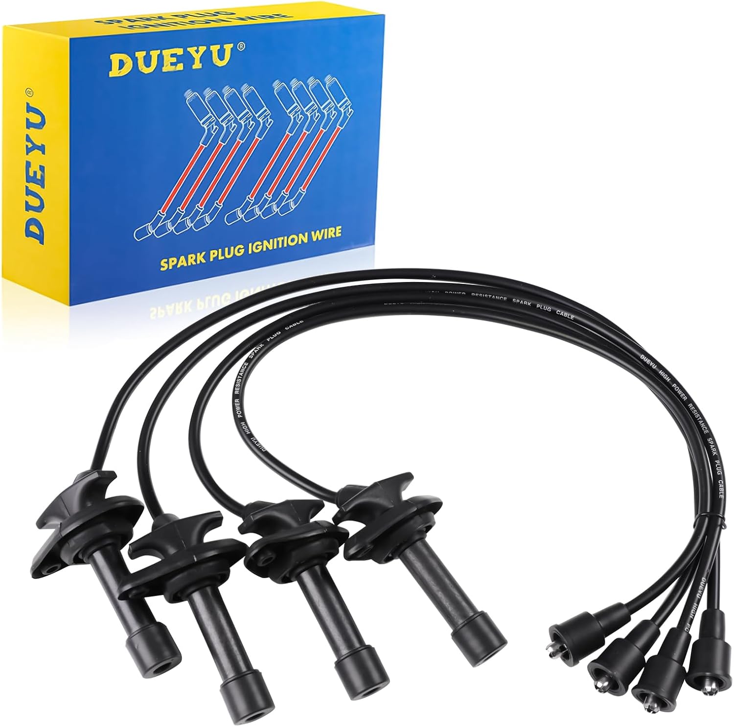 ST-4244 Ignition Spark Plug Wire Set for Subaru Forester 1998 for Subaru Impreza 1998 for Subaru Legacy 1997