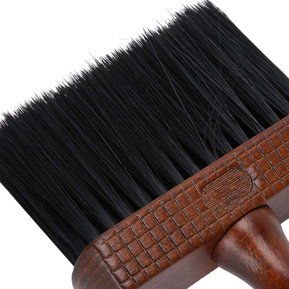 Spazzola per spolverare per collo con capelli rotti da barbiere, spazzola quadrata per taglio di capelli morbidi per barbieri che pulisce il viso per il collo