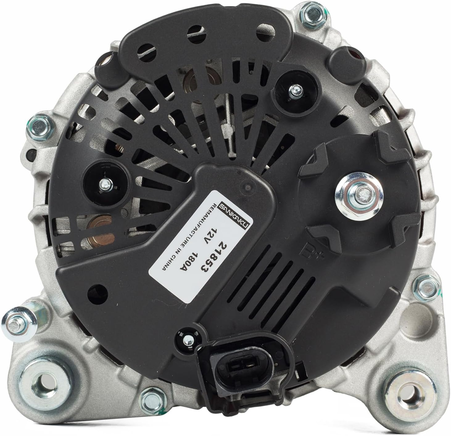 SANKAKU Alternator Fits for VW Touareg 3.0 V6 TDi 4-Motion [BKS]/[CATA] 11.2004-05.2010 / [CASA]/[CASC] 11.2007-05.2010, Replace 059902023G FG18T042 21853, 12V 180Amp 6-Groove Pulley