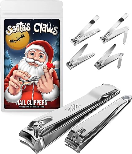 Cortauñas para hombres y mujeres, ideas de relleno de calcetines para hombre, regalos divertidos de Papá Noel, relleno de calcetín de Navidad para