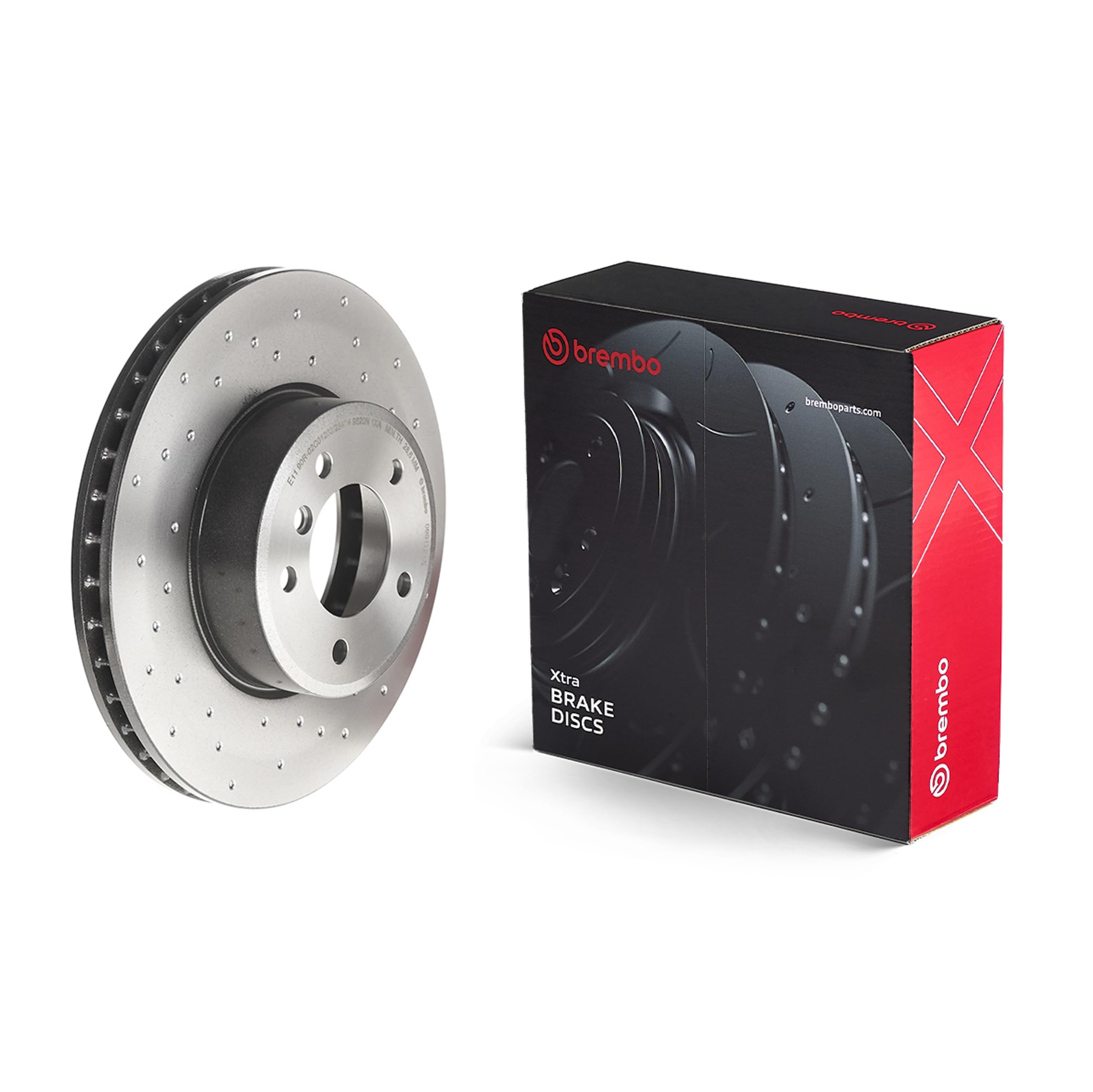 Brembo Xtra 09.9172.1X - Disco de freno perforado delantero (1 unidad)