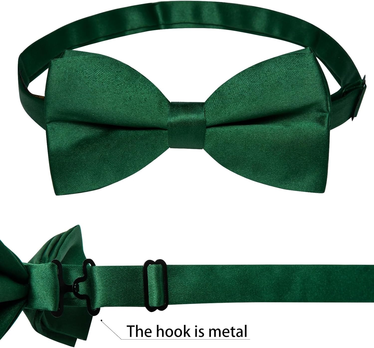 Wedding Bow Tie Silk Pre-tied Bowtie Cufflink Set for Party Knot Handkerchief Accessory