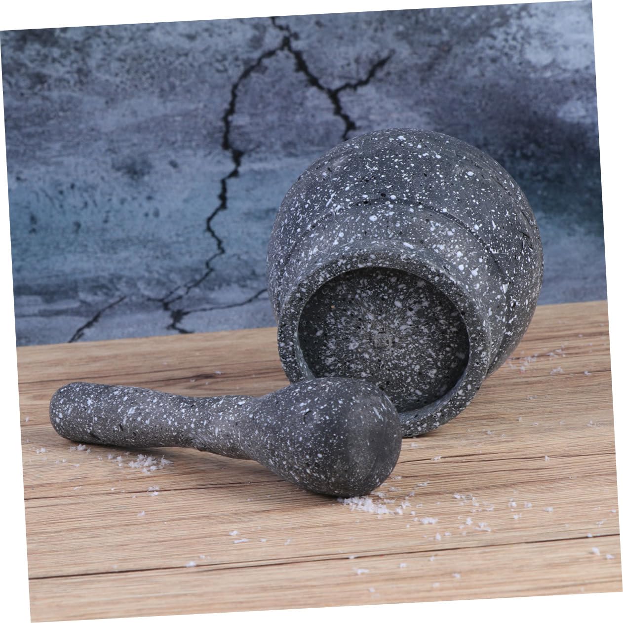 2set Garlic Pugging Pot with Pestle Set of Mortar and Pestle for Kitchen Use Easy to Grinding Tool Packaged with Decorative Box
