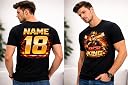 Raavi colors Personalized Royal challengers King Warrior Shirt Custom Jersey Number Graphic Fanwear gallery image