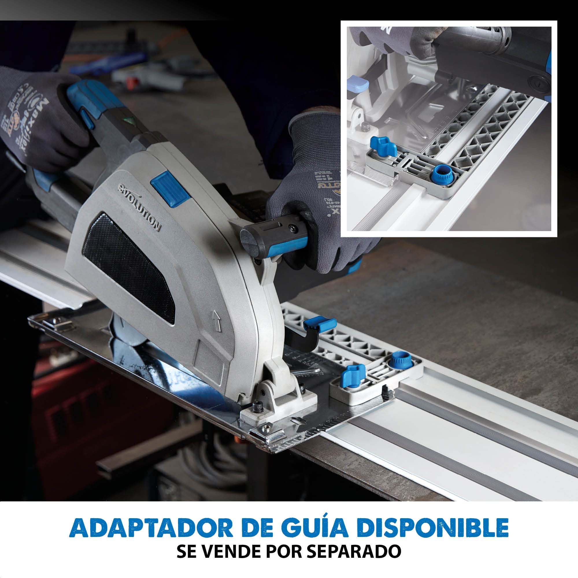 Evolution Sierra tronzadora industrial para acero de 210 mm S210CCS de Evolution: acabado que se puede trabajar al instante, sin calor, rebabas ni chispas. Incluye hoja para acero dulce
