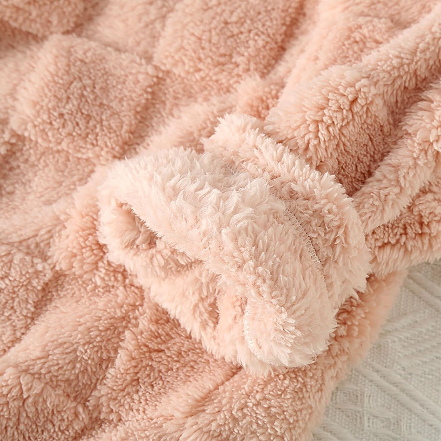 Fuzzy Pajamas Set for Women Winter Warm Fluffy Loungewear Soft Sherpa Fleece Pjs 2 Piece Plush Sleepwear Lounge Sets