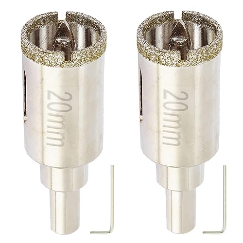 Sierra perforadora de diamante de 3/4 pulgadas con broca piloto, brocas para azulejos de porcelana, granito, cerámica, mármol, vidrio, piedras,