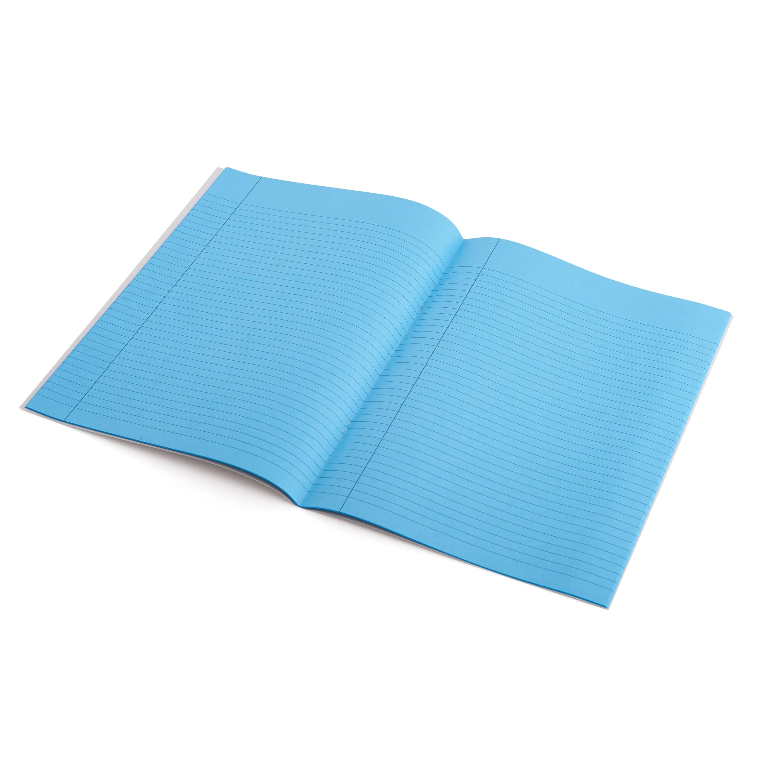 The Dyslexia Shop A4-7mm Lined Tinted Exercise Book - (Grey Cover) Single Book/Turquoise