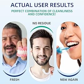 Retainer & Denture Cleaner KIt - Mouth Night Guard Whitening Case - 120 Cleanser Tablets, Guard Bath Cup