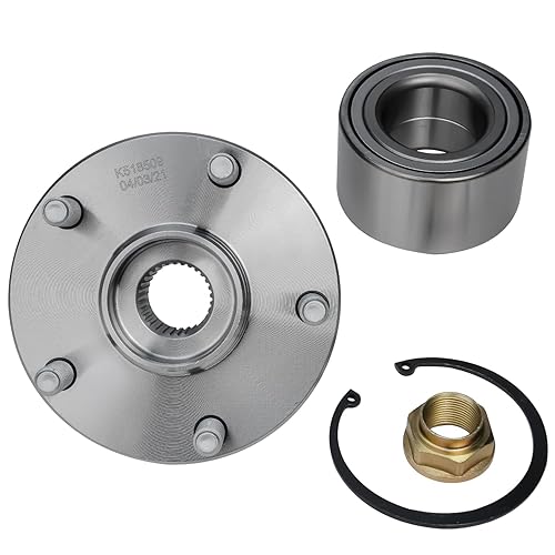 Miniatura 593 de Detroit Axle - Conjunto de cubo de rodamiento de rueda delantera para Nissan Altima 02-06 (3.5L V6)/Maxima 00-08, INFINITI I30 00-01/I35 02-04 5