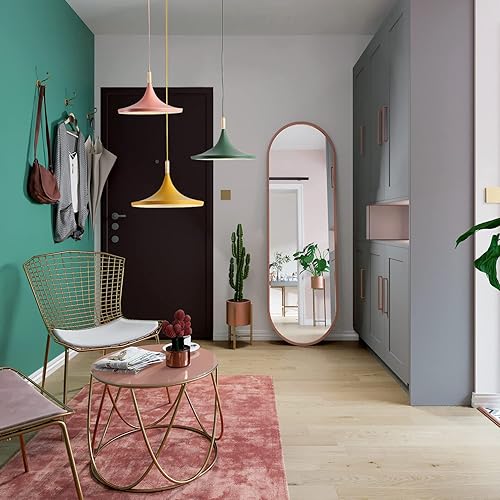 Miniatura 7 de KCO Lighting Nordic Modern Macaron - Paquete de 3 lámparas colgantes de granero de granja, iluminación colgante de colores, luces de isla de cocina,