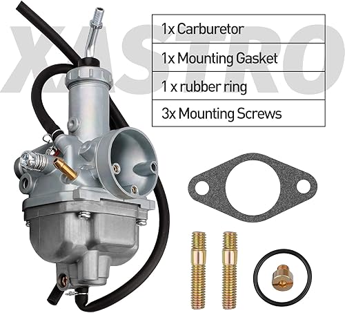 Miniatura 5 de YFM125 YFM225 Carburador para Yamaha Grizzly 125 YFM125 2004-2013 Breeze 125 1989-2004 Timberwolf 250 YFB250 ATV 1992-2000 Moto 4 225 YFM2255 1986