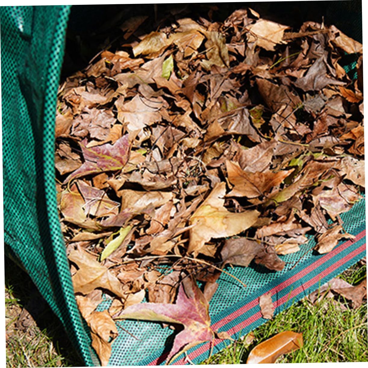 Collapsible Garden Leaf Bags Large Waste Bag Holder for Yard Debris Outdoor Trash Can Reinforced Handles