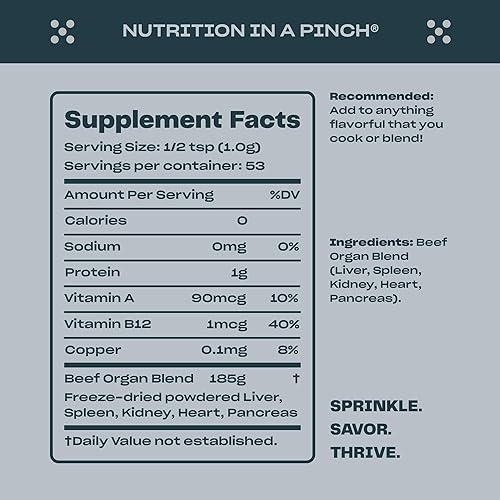 Miniatura 2 de Pluck Condimento de órganos de carne pura | De 100% alimentado con pasto y acabado con pasto de hígado, riñón, bazo, corazón y páncreas | Como se ve
