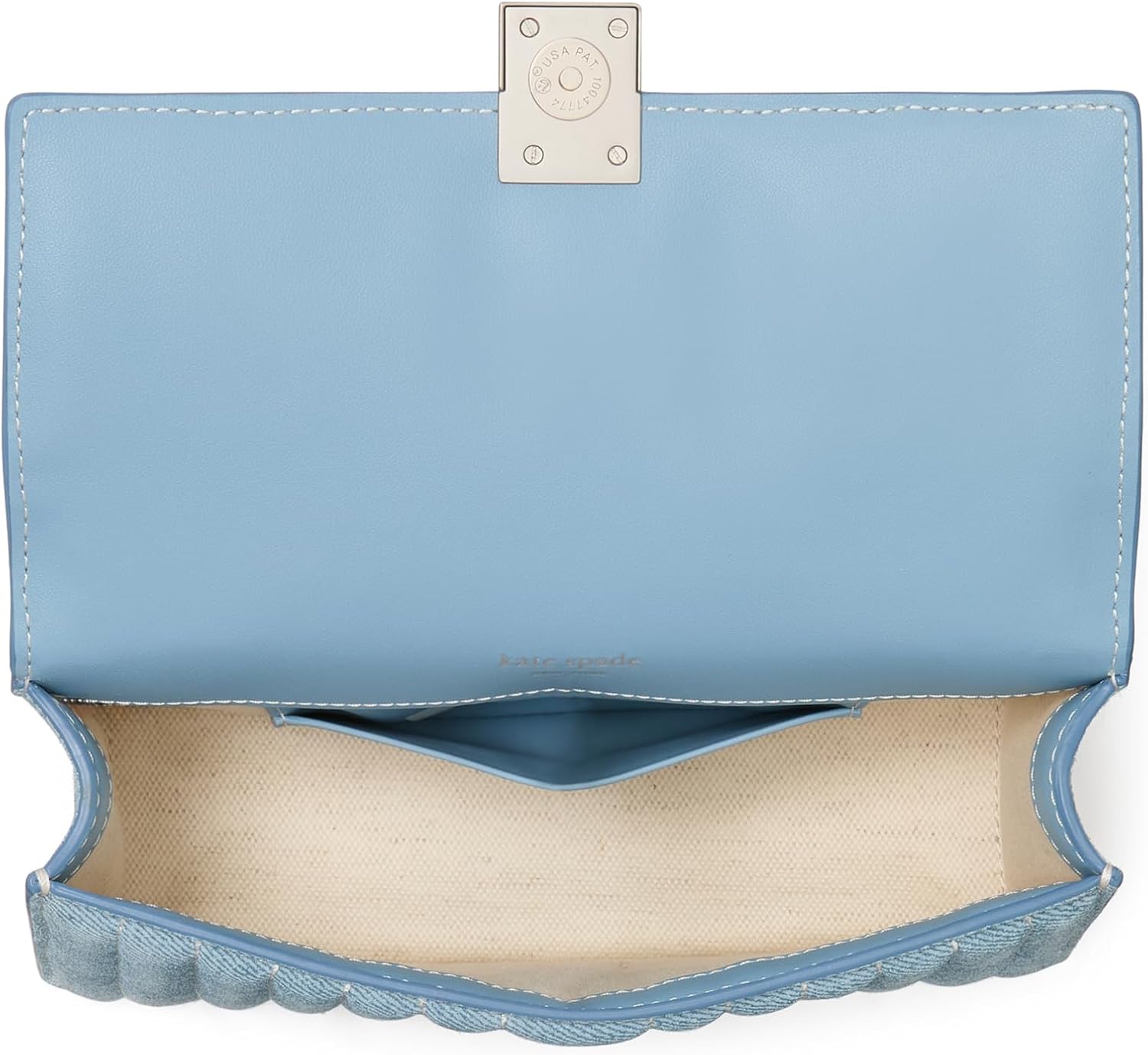 kate spade new york Deco Quilted Leather Mini Flap Chain Crossbody