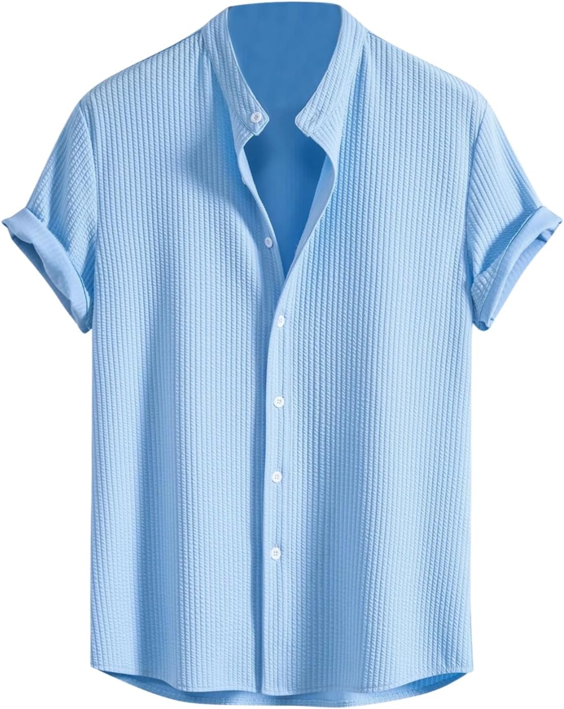 Men's Polycotton Regular Fit Casual Shirt | Stylish | Printed | Solid | Short Sleeve | Trendy (Available in Plus Size)