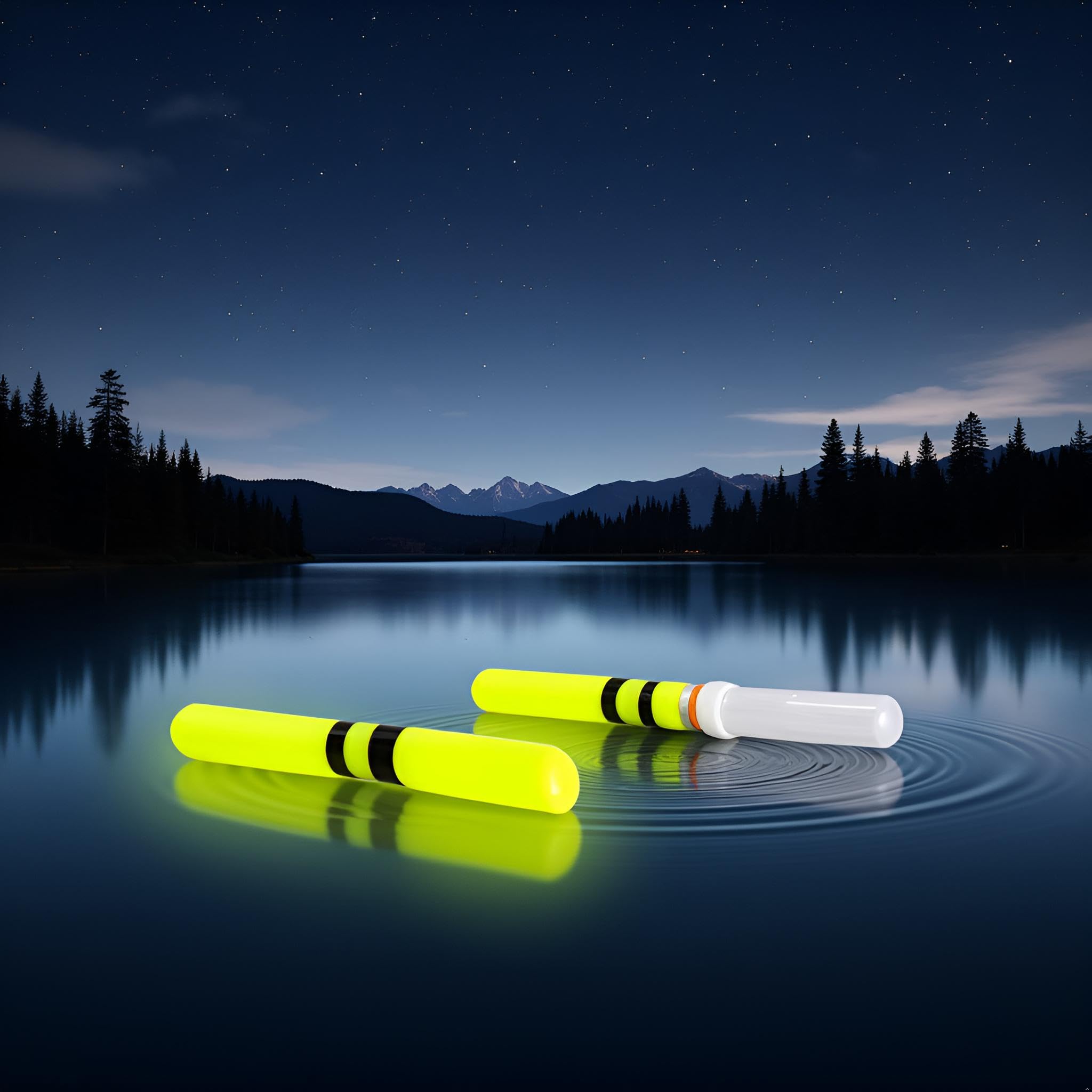 3 Szt. Nocne Wędkowanie LED Float Luminous świecące Float Tail LED Light Stick Narzędzia Fishing Bobbers Floats