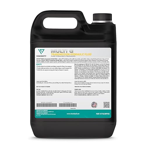 Miniatura 2 de VISCOSITY Fluido hidráulico de transmisión Multi G, compatible con tractores Mahindra, McCormick - 2.5 galones - 77462NPYUS