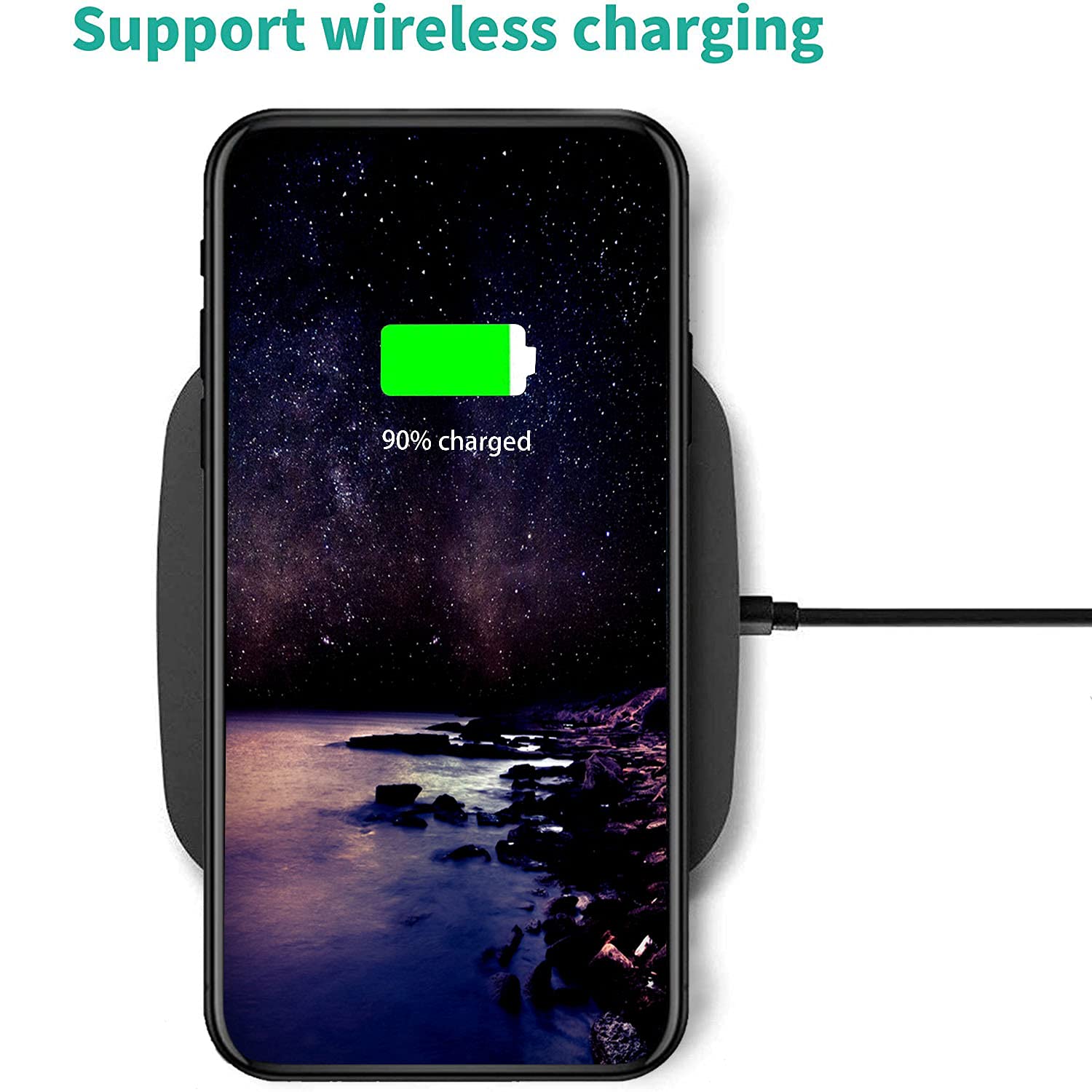 Hochwertige Schutzfolie + Durchsichtige Silikon-Hülle Für IPhone 7 Plus - Glas Schutz, Flexibel, Kompletter Schutz