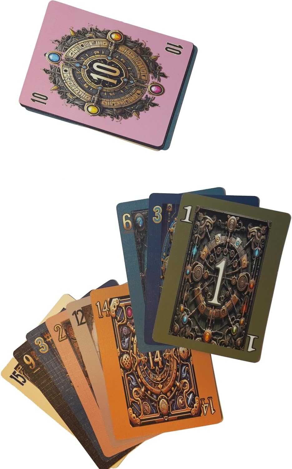 Mystic Codes Card Game | Code-Breaking Math & Logic Game | Deduction Strategy Card Game for Families, Teens & Adults | 2–4 Players | Ages 10+