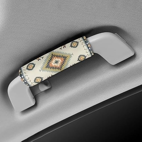 Miniatura 6 de Belidome Asas de equipaje aztecas, identificadores para maleta, Southwest Triabl, Navajo, funda de carrito con estampado geométrico, funda