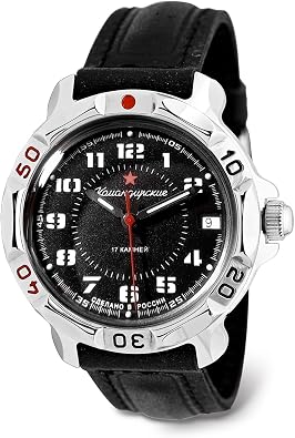 VOSTOK | Komandirskie Red Star Army Commander Russian Military Wrist Watch | Fashion | Business | Casual Mens Watches | Series 186