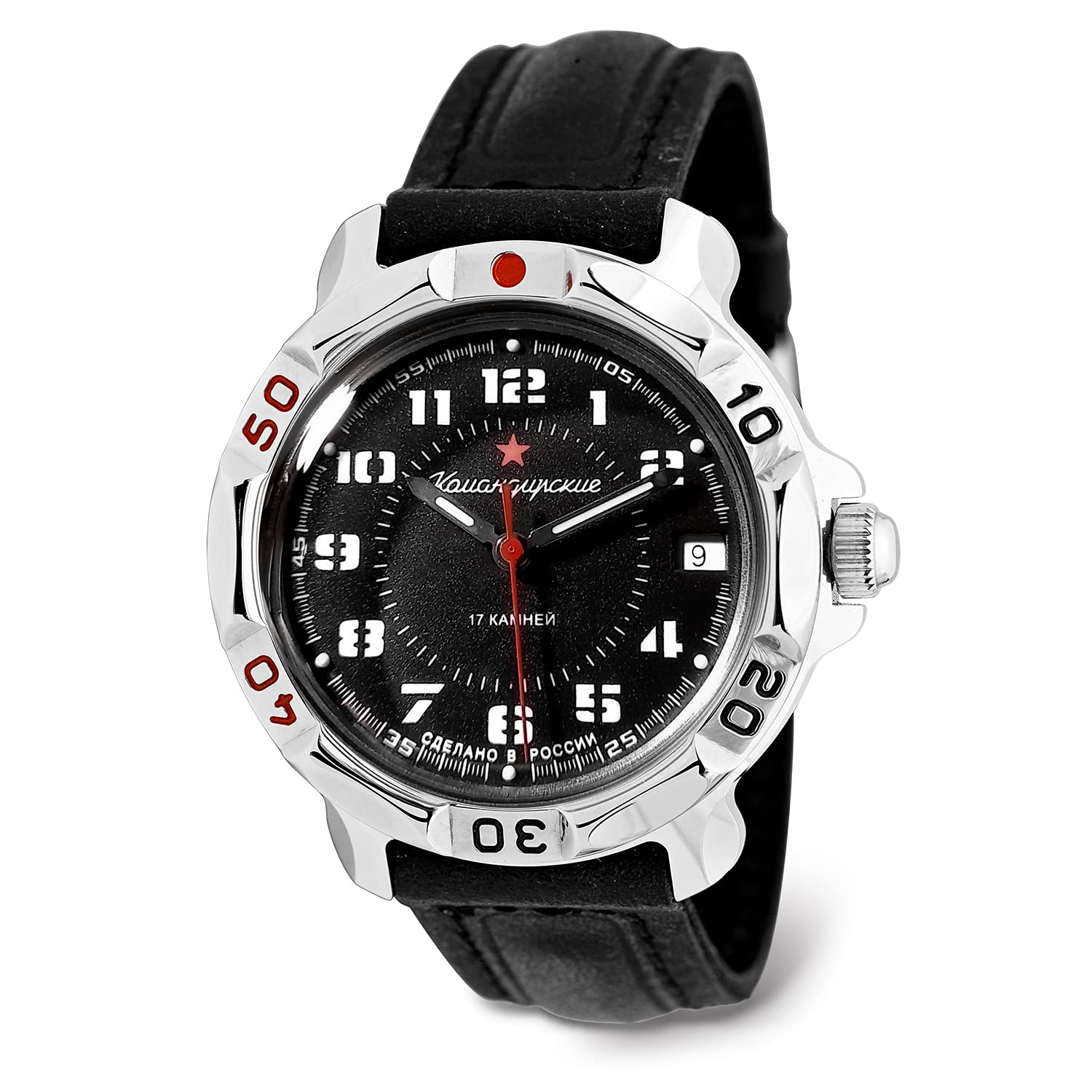 Vostok | Komandirskie Red Star Army Commander Russian Military Mechanical Wrist Watch | Fashion | Business | Casual Men’s Watches | Series 186, 811186 leather, Military (B09BBHL7W5) Amazon Price History, Amazon Price Tracker