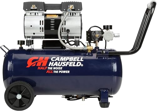 Campbell Hausfeld 8 Gallon Portable Air Compressor, 120V, 125 PSI, OilFree