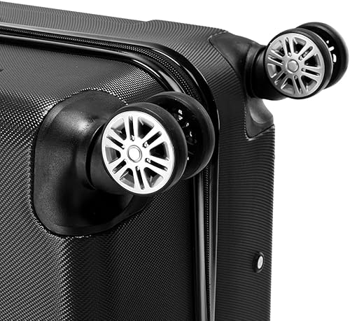 Miniatura 8 de Juegos de equipaje de 3 piezas maletas con ruedas giratorias multidireccionales bolsa de viaje ABS con cerradura TSA maletas de carcasa dura con