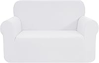 Vista 25 de CHUN YI - Funda elástica de 1 pieza para sillón grande, funda protectora suave de Jacquard con elastano, detalle de cuadros y parte inferior