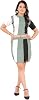 Reopro Women’s Velantino Crepe Striped Pattern Sleev Western Top & Skirt Set