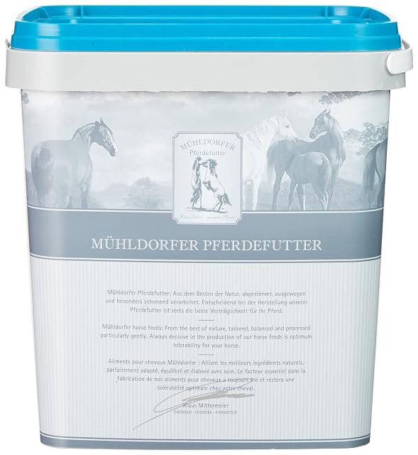 Foto 4 de 8 de Mühldorfer Revitopur Prebiotic - Comida para Caballos (3 kg, Apoyo holístico para cólicos y heces de Agua)…