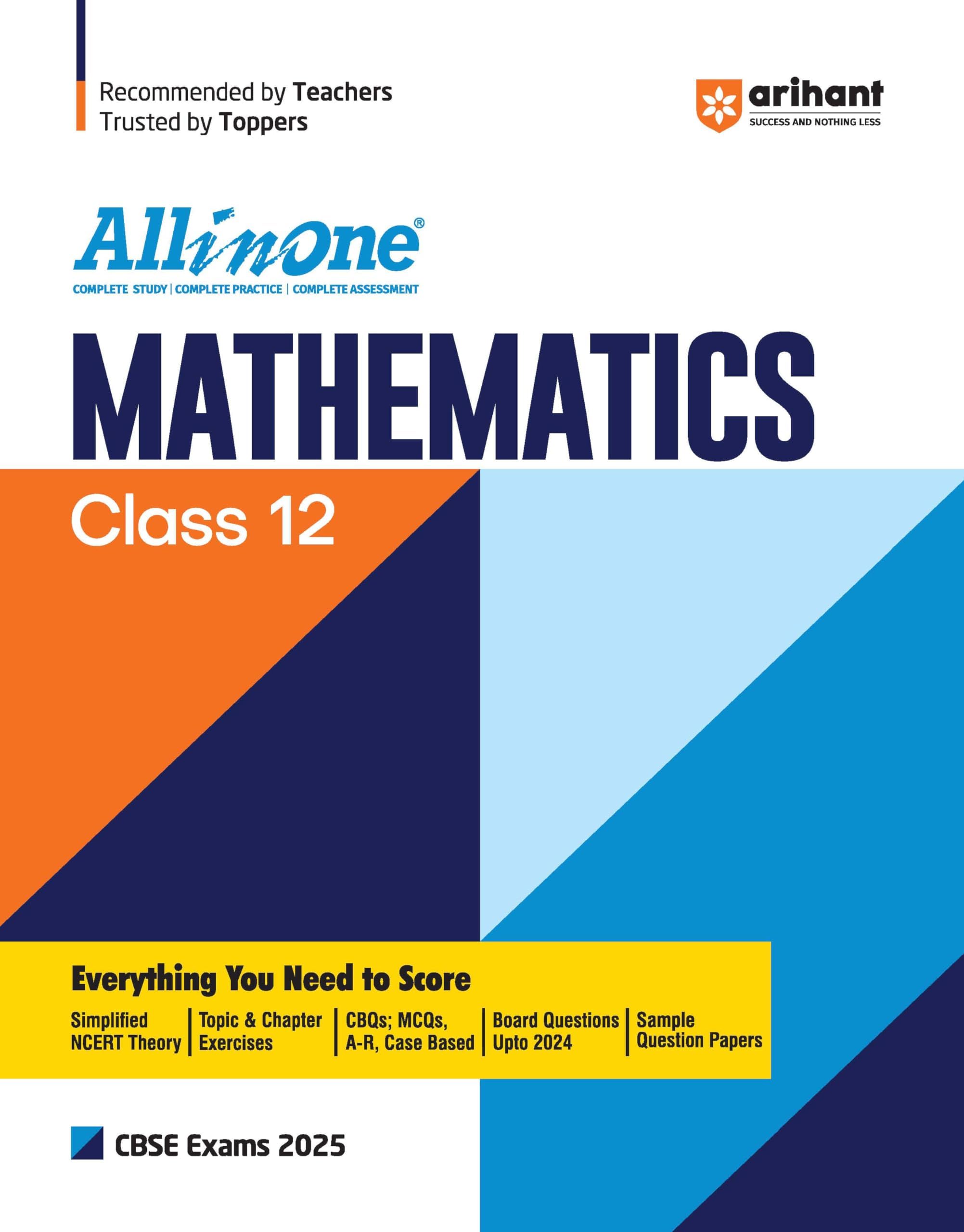 (Old Edition) Arihant All In One Mathematics Class 12th For CBSE Exam