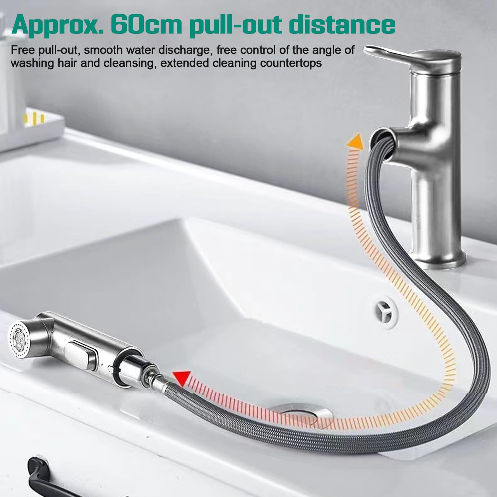 Hansgrohe Rebris S - Waschtischarmatur Mit Zugstang Produktbild-Vorschau 14