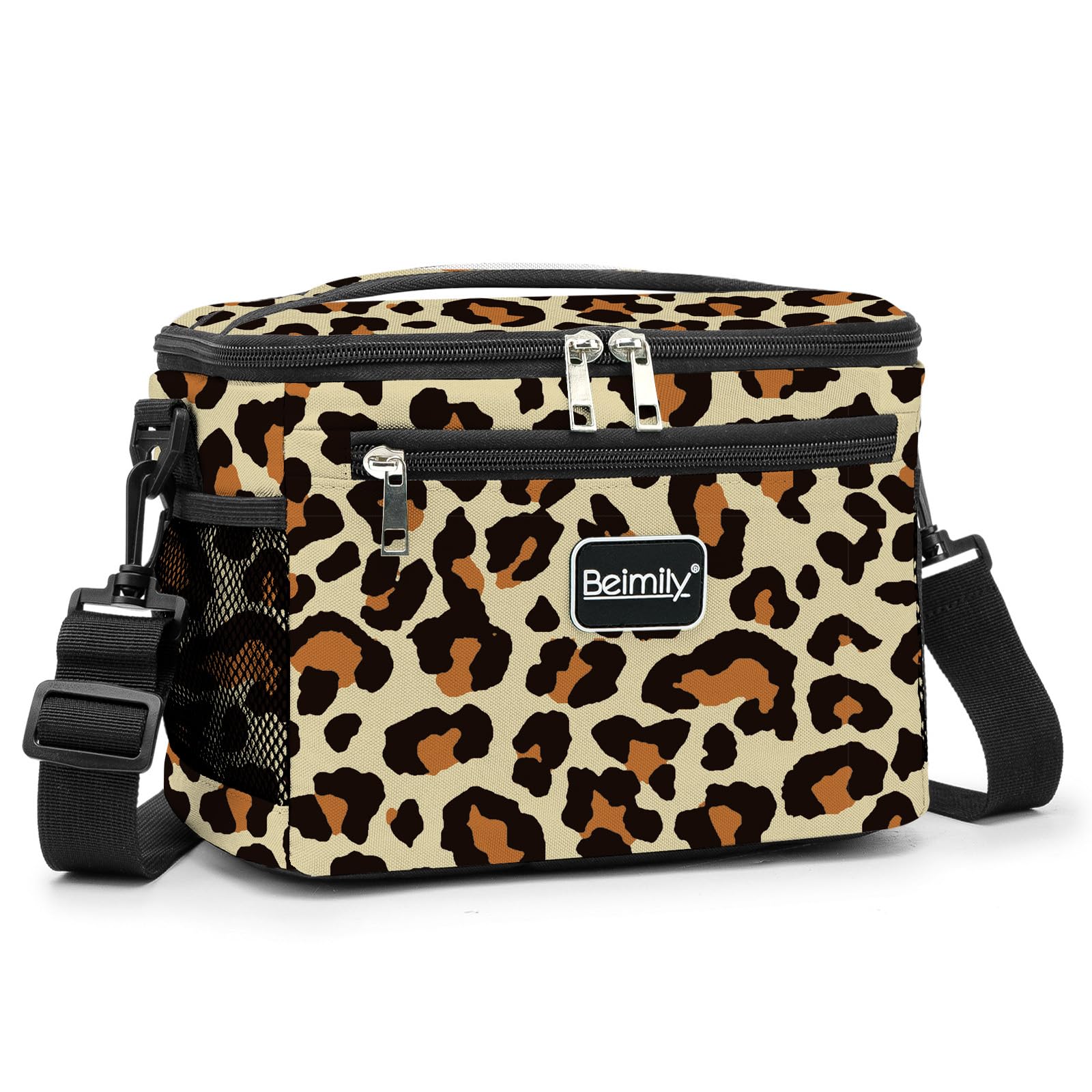 BEIMILY Lunch Box for Men/Women, Small Insulated Lunch Bag, Leak-Proof Soft Cooler Tote Bag, Reusable LunchBox for Work, Travel,Picnic with Adjustable