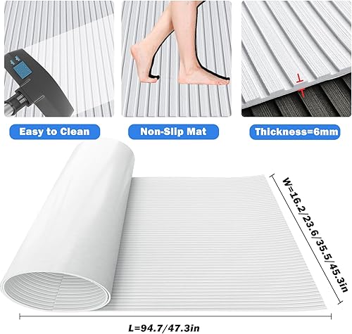 Miniatura 3 de Suelo de lancha de espuma EVA para lancha, diseño de camuflaje de 94 x 45 pulgadas, 35 pulgadas, 23 pulgadas, tapete antideslizante de espuma