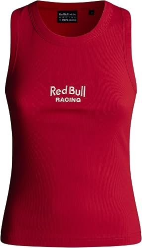 Pepe Jeans W Classic Logo Tank Camiseta, Rojo (Red), XL para Mujer
