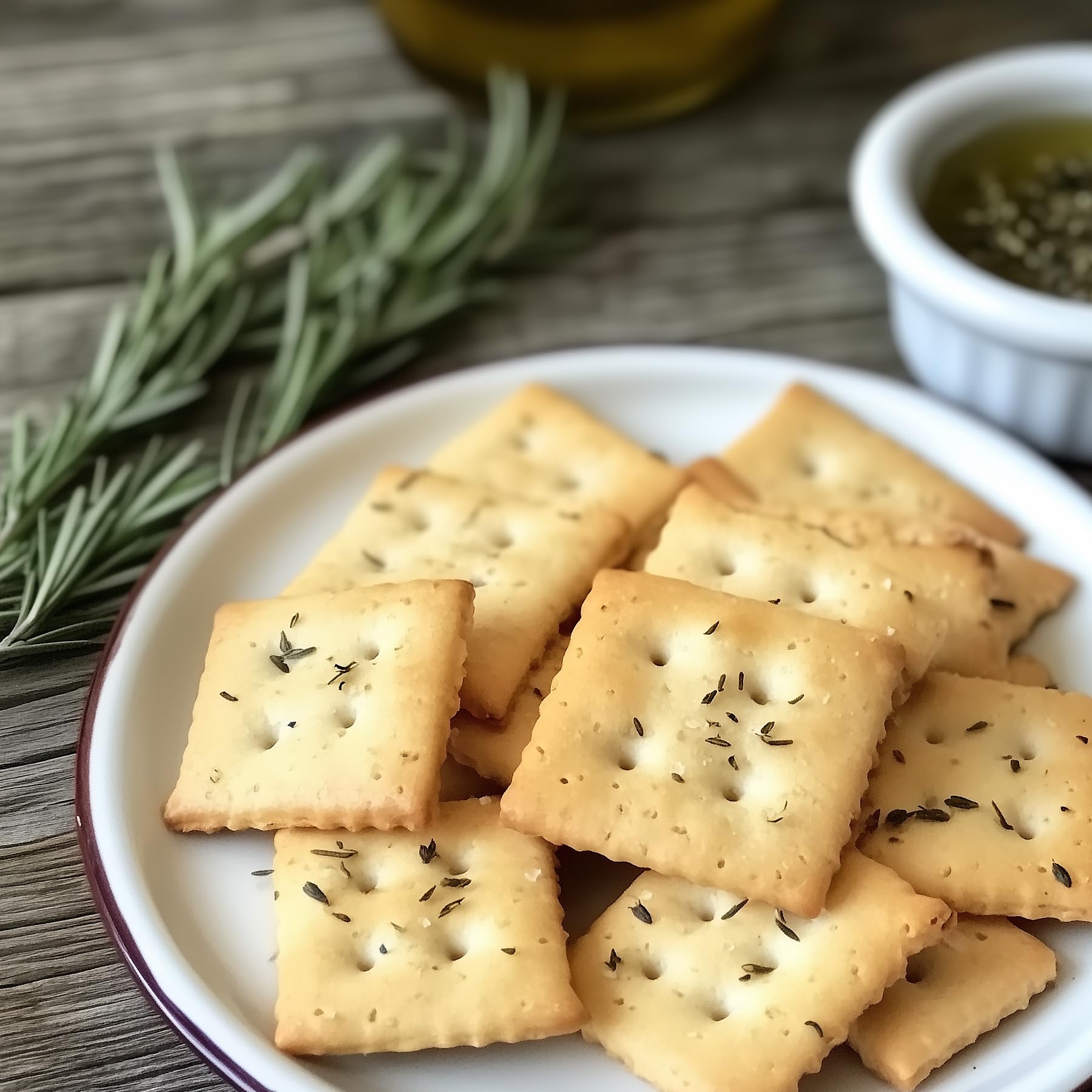 Crackers Proteici 8 Snack Salati Monoporzione Da 45g Gusto Rosmarino EatPro 30% Proteine, 10% Carboidrati, Keto Diet Snack Proteici Cibo Proteico, Crackers Salati E Croccanti