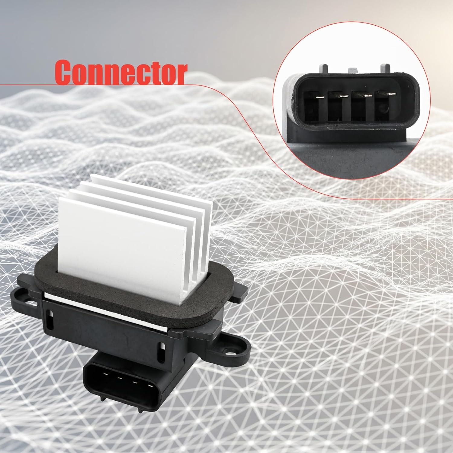 9L3419E624 HVAC Blower Motor Fan Resistor Compatible with Escape Expedition Explorer F-150 Five Hundred Flex Freestyle Mariner MKS MKT Montego Mustang Navigator Sable Taurus