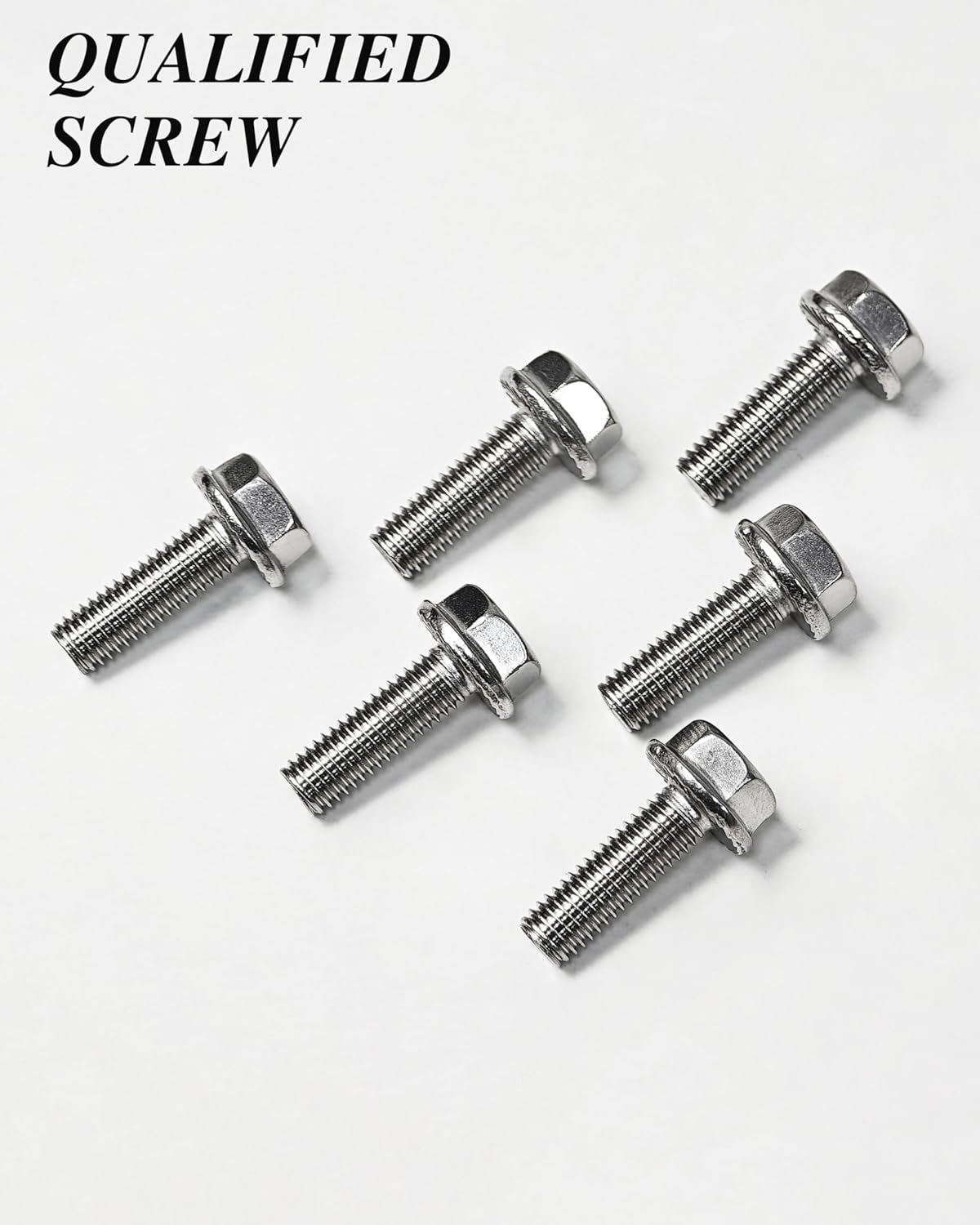 10Sets M10 x 30mm Flanged Hex Head Bolts, External Flange Hex Drive Screws, 304 Stainless Steel, Fully Threaded M10 Metric Bolts for Pump, Fix Car, DIY Project