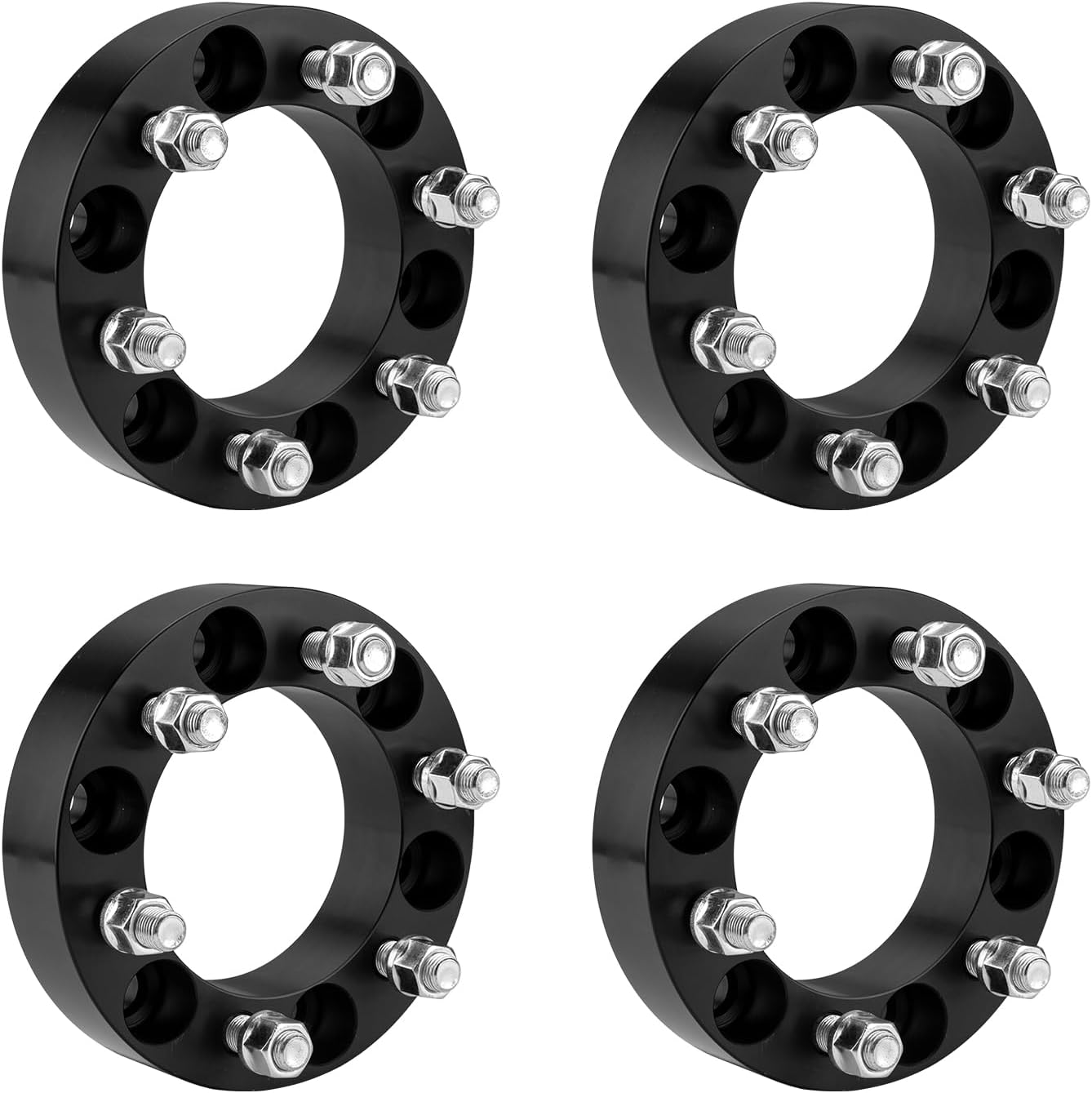 PHILTOP 1.5 inch 6x139.7mm to 6x135mm Wheel Adapters with M14x1.5 Studs & 108mm Center Bore,4pcs Forged 6x5.5 to 6x135 Lug Wheel Adapter for Silverado 1500, 1500, Sierra 1500