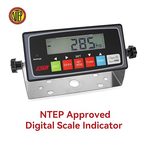 Miniatura 3 de Indicador digital aprobado por PEC NTEP con pantalla LED para básculas de piso, ganado y camiones, indicador de escala de instrucciones (PEC-IN202)