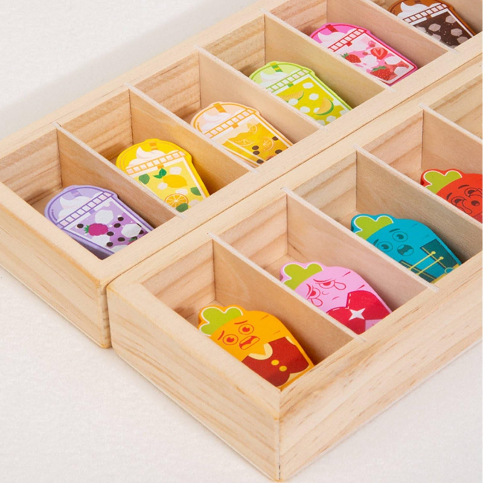 Memory Spiel Kinder Holz Lernspiel Farbpuzzle Formpuzzle Konzentrationsspiel aus Holz Fördert Aufmerksamkeitsspanne Problemlösen für Kindergarten Vorschule, Raketen- Und Tiermuster