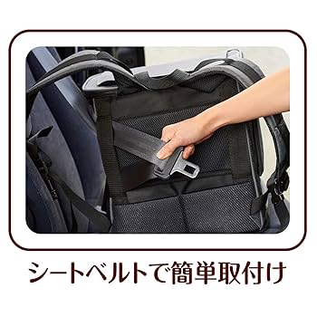 necoco キャリーバッグ 黒 メッシュポケット付き 10%OFF！防災特集】necoco ネココ リュックキャリー ブラック